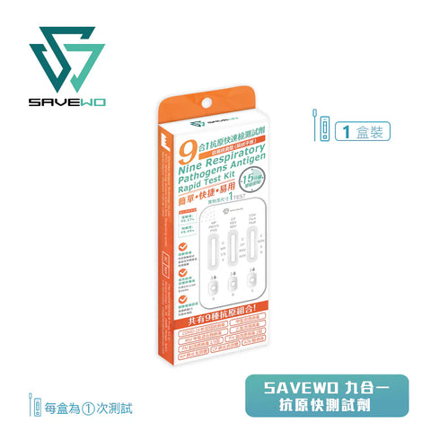 SAVEWO 抗原快測試劑 (預訂貨品，3月14日送出)